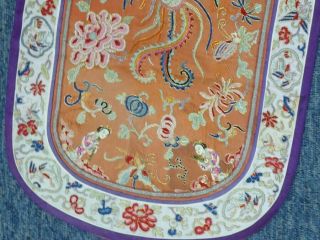 Straits Chinese Peranakan Nonya antique Silk embroidered panels 3