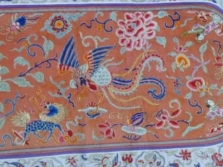 Straits Chinese Peranakan Nonya antique Silk embroidered panels 4