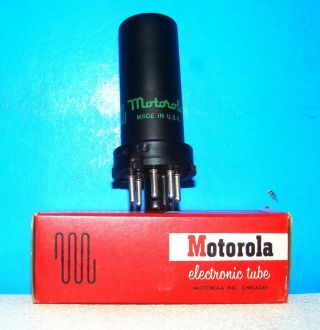 6v6 Nos Radio Motorola Ge Metal Vintage Amplifier Vacuum Tube Valve 6v6gt