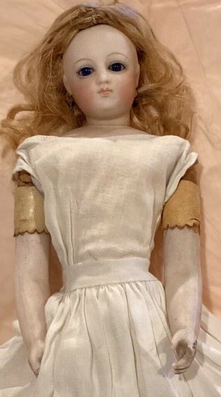 13” Antique C1870 Smiling Bru French Fashion Doll Poupee Peau With Outfit 4