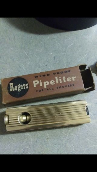 Vintage - Rogers Pipe Lighter - Made In England.  1950’s