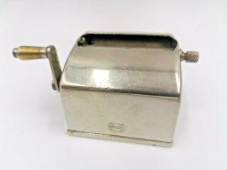 Antique Atlas Cigarettes Rolling Machine Made In Switzerland Brevete Chrome AM30 2