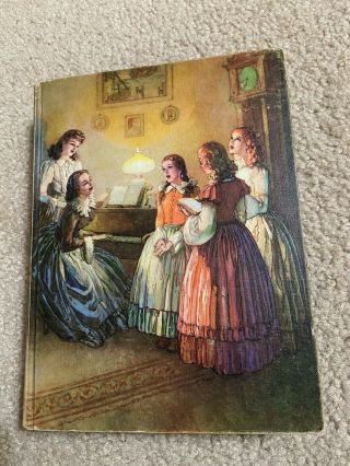 1947 Vintage Little Women Louisa May Alcott Illustrated Book Junior Library Hc