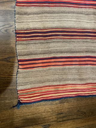 Early And Great Antique Navajo Childs Blanket 2