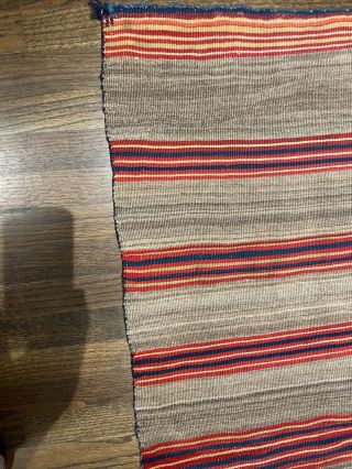 Early And Great Antique Navajo Childs Blanket 4