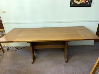 Stickley Dining Room Table And Chairs.  Buyer To Handle