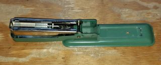 Vintage SWINGLINE CUB Stapler Green w/ Box of Staples 3