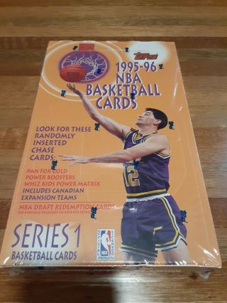 Topps 1995 - 96 Nba Basketball Series 1 Factory Box.  36 Packs