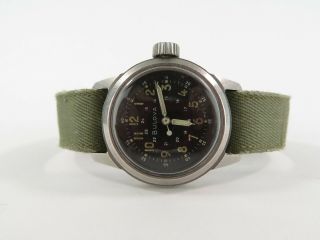 1958 Bulova Type A17a U.  S.  Military Navigation Hack Watch Spec.  Mil - W - 6433a