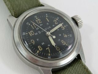 1958 Bulova Type A17A U.  S.  Military Navigation Hack Watch Spec.  Mil - W - 6433A 3