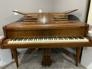 1937 Antique Art Deco Butterfly Baby Grand Piano