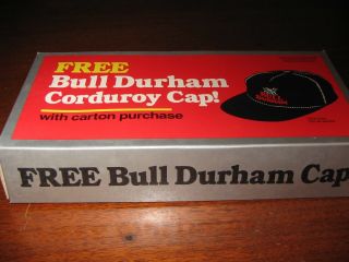 Bull Durham - Vintage Cigarette Advertising Hat/promo 1990 