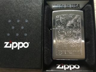 Very Rare Marlboro Zippo 1999 Flower Design