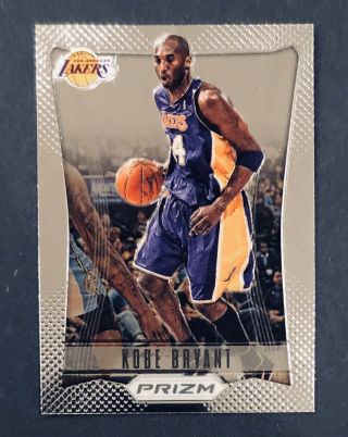 2012 - 13 Panini Prizm Kobe Bryant 24 Base Card Los Angeles Lakers 1st Year