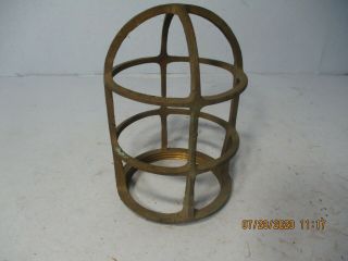 Vintage Bronze Explosion - Proof Light Fixture Cage 3 1/2 " Base R&s Co.