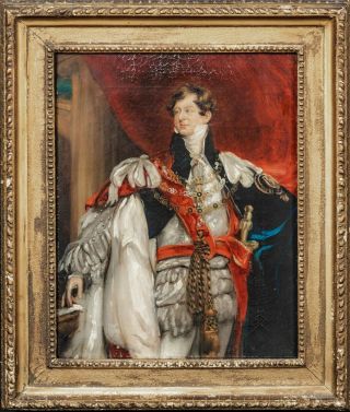 19th Century English Portrait Of King George Iv Thomas Lawrence (1769 - 1830)