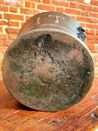Late 16th Century English Antique Leaded Bronze Mortar by Robert Orrell of Wigan 5