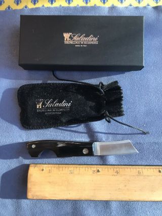 Saladini Italian Design Rasolino Straight Razor Cigar Cutter Knife 2