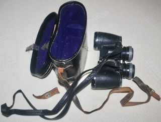 Vintage Tasco 7 X 35 Extra Wide Angle Binoculars With Case