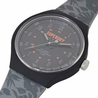 Superdry Mens Analogue Quartz Watch With Silicone Strap Syg225e