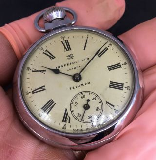 Ingersoll Ltd London Triumph Vintage Pocket Watch.