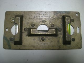 Vintage Brass Level No.  845 General Hardware