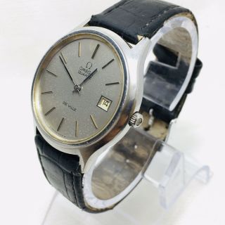 Vintage OMEGA DEVILLE Men’s Quartz Move Wrist Watch Day/dt Acier Inoxydabl Swiss 2