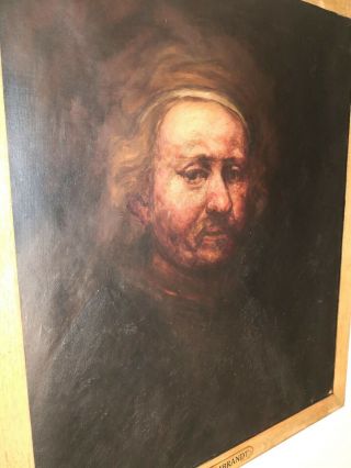 ANTIQUE OLD MASTER OIL PAINTING ATTRIBUTED TO/follower of REMBRANDT 2