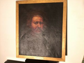 ANTIQUE OLD MASTER OIL PAINTING ATTRIBUTED TO/follower of REMBRANDT 3