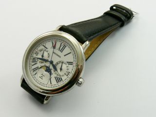 Vintage 1990s Sekonda Calendar Moonphase Quartz Gents Wristwatch Gwo