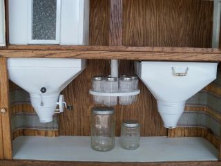 Antique Oak Hoosier Cabinet 5