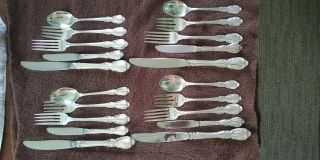 Legato By Towle Sterling Silver Five Piece Service For 4 - Plus Fork