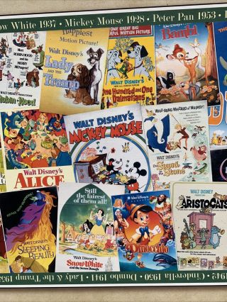 Ravensburger Disney Vintage Poster Jigsaw Puzzle 1000 Piece 2