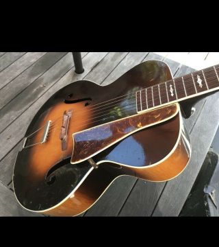 Vintage Archtop Acoustic Guitar