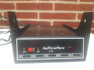 Vintage Hallicrafters Cb Radio Power Supply P - 10 For Small Cb Units