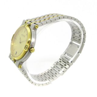 GUCCI 9000M Mens Quartz Wristwatch Watch Stainless steel 0156493 3ATM 32933 3
