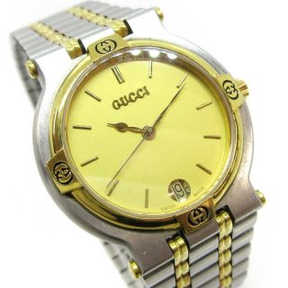 GUCCI 9000M Mens Quartz Wristwatch Watch Stainless steel 0156493 3ATM 32933 4