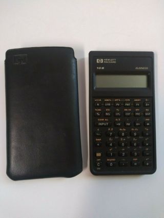 Hewlett Packard Hp 10b Business Vintage Calculator,  Fully Functional,