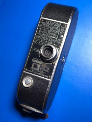 Rare Vintage Keystone Movie Camera 8mm Model K - 22 Kodachrome Video