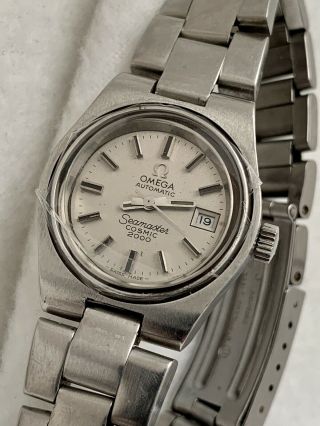 Vintage Omega Automatic Seamaster Cosmic 2000 566055 Ladies 684 Wrist Watch Runs