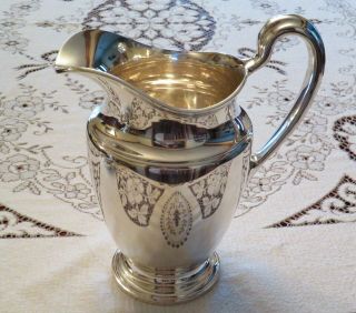 Tiffany & Co.  Makers Sterling Silver 4 1/2 Pint Water Pitcher 22625