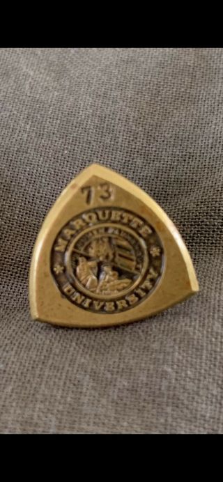 Vintage Marquette University Logo Lapel (hat,  Tie) Pin Tack