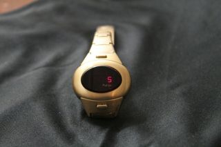 Pulsar Digital Watch Time Computer 14kt Gold Filled 700985 Repair Turns On