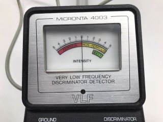 Vintage Radio Shack Micronta 4003 VLF Metal Detector Please Read 2