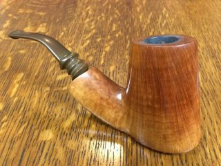 Exquisite Vintage Freehand Estate Pipe - Straight Grain Briar - Large - 1