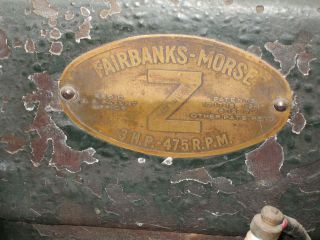 3HP Fairbanks Morse hit miss engine on cart 6