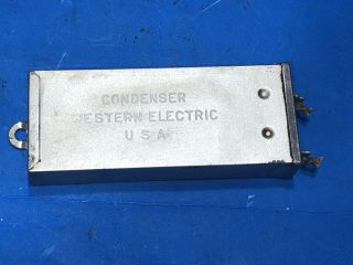 Vintage Western Electric 149b 0.  5 Mf Capacitor Brooklyn Navy Yard Reproducer B