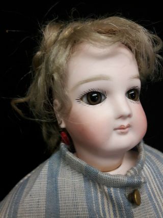 Antique French Fashion Doll On Leather Body,  By Jumeau