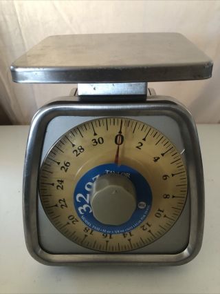 Vintage Stainless Steel Taylor 32oz Scale