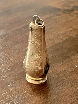 Antique Victorian Gold Or Gold Filled Cigar Cutter Pocket Watch Fob